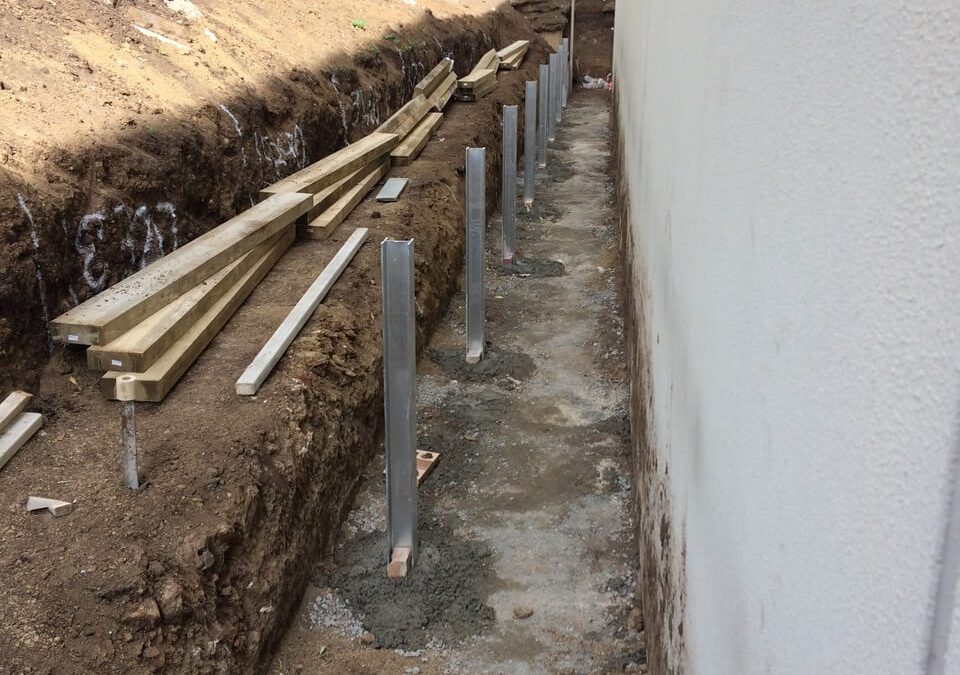 Sleeper Retaining Wall Construction Lilydale 3140