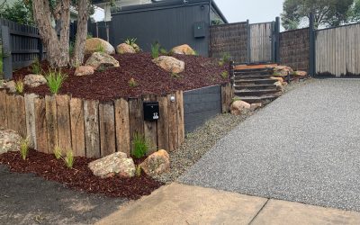 Sleeper Retaining Wall Constructions Montrose